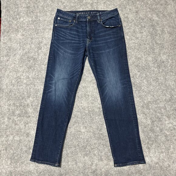 American Eagle Outfitters Other - American Eagle Next Level Flex Men's Slim Straight Jeans Size 34x30 Blue Denim